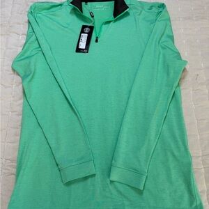 Under Armour Mint Green Quarter-Zip Sweatshirt